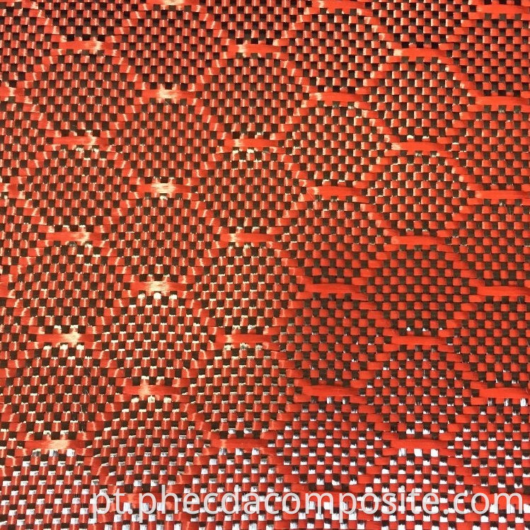 Orange Aramid Fiber Cloth